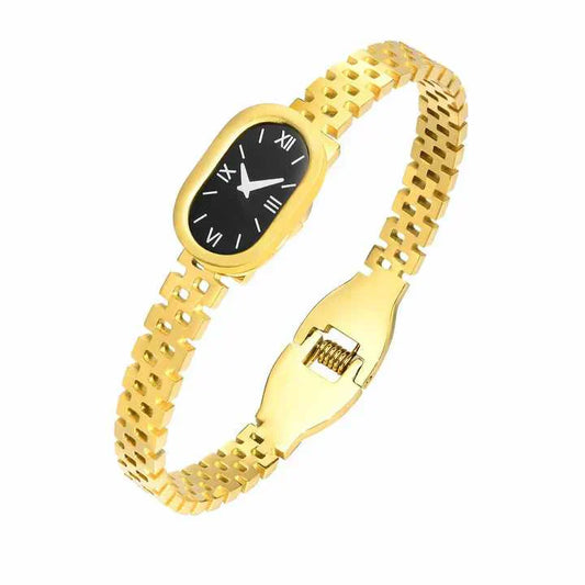 Roman Numeral Oval Watch Bracelet