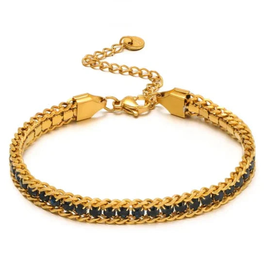 Midnight Charm Bracelet