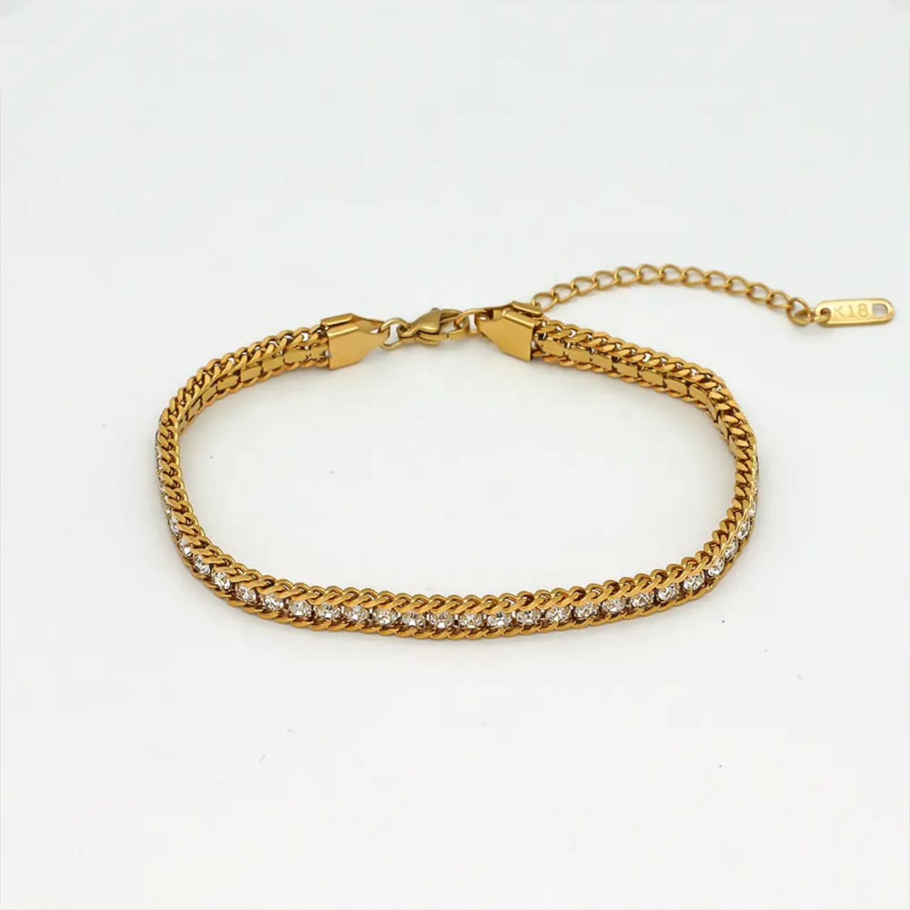 Gilded Radiance Chain Bracelet