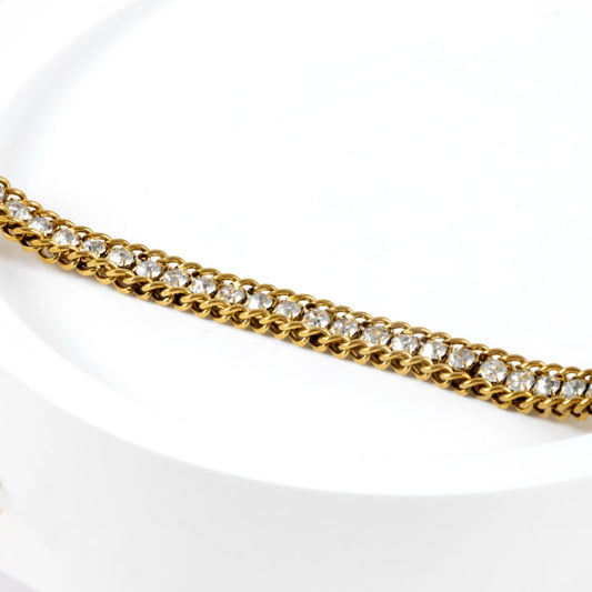 Gilded Radiance Chain Bracelet