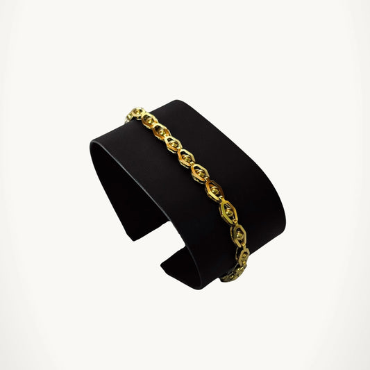 Geo-Link Gilded Bracelet
