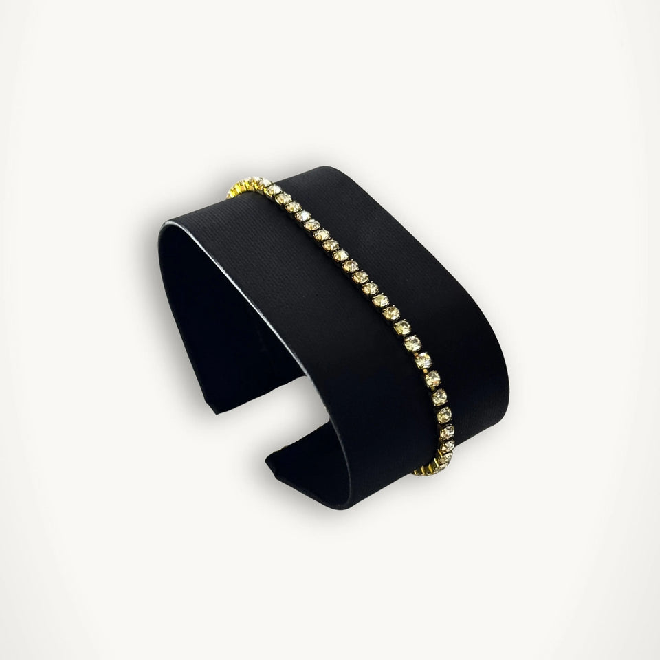 Single Gilded Tennis Bracelet