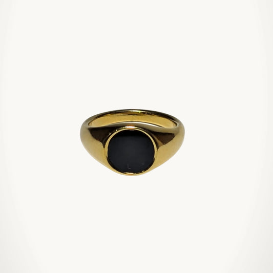 Oval Onyx Ring