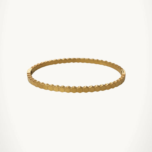 Honeycomb Gleam Bangle