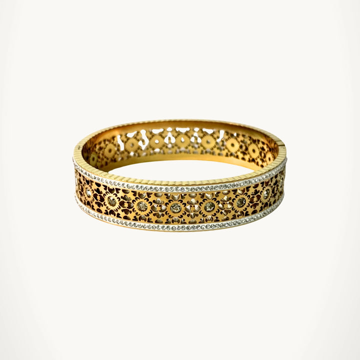 Gilded Lace Bangle
