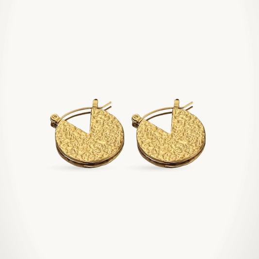 Textured Cutout Hoop