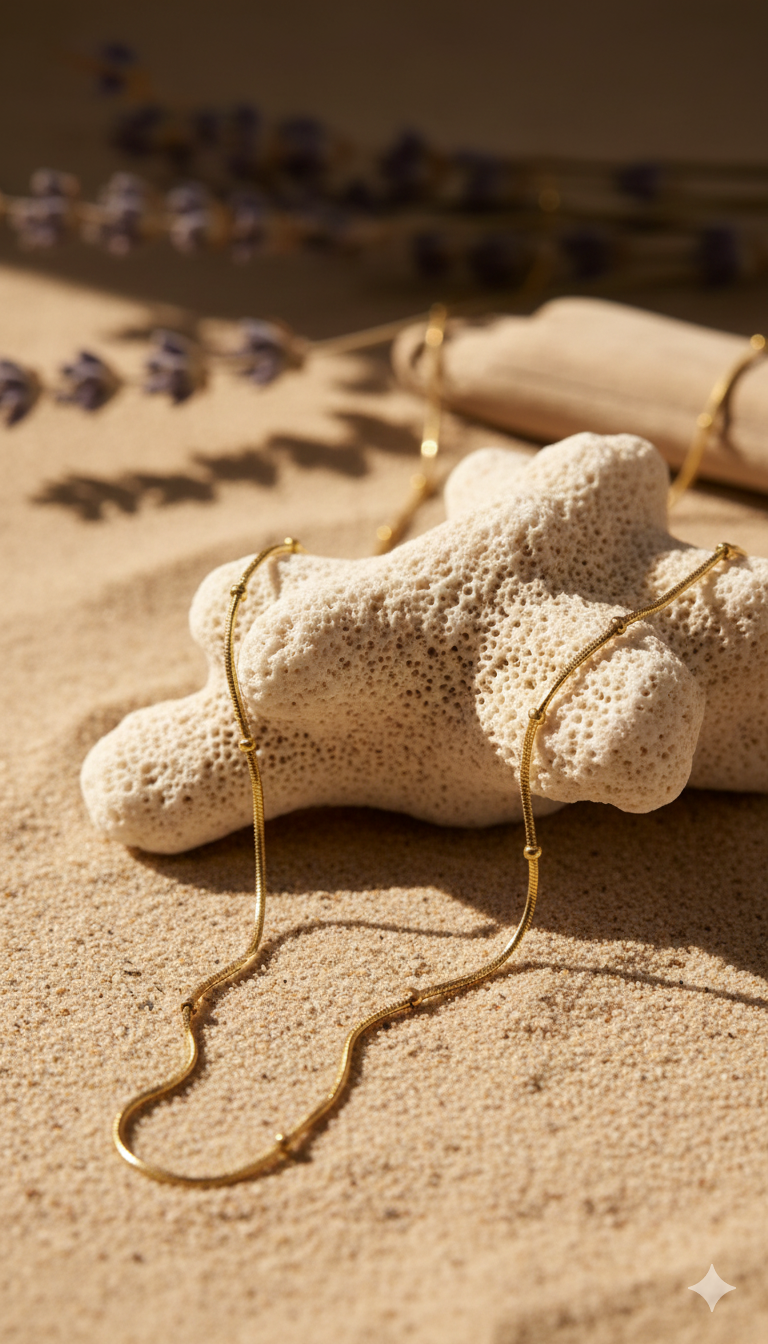 Glimmering Satellite Chain Necklace