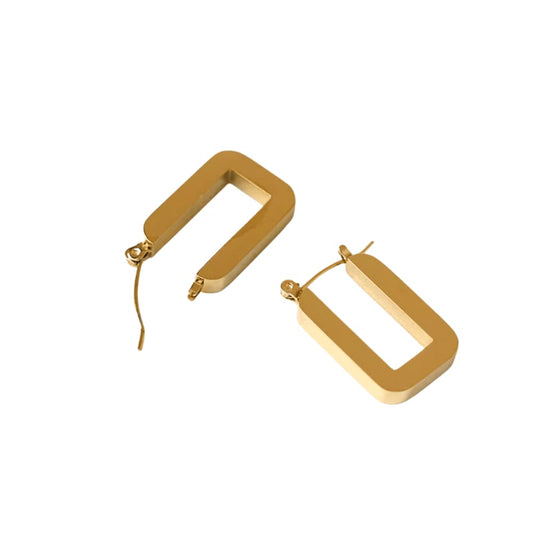 Geo Bold Hoop Earrings