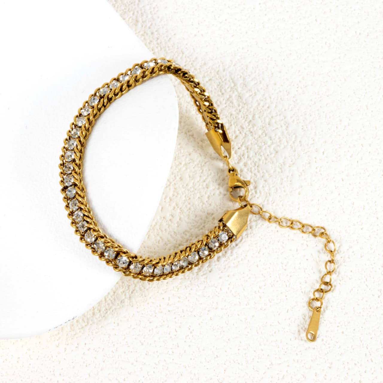 Gilded Radiance Chain Bracelet