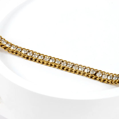 Gilded Radiance Chain Bracelet