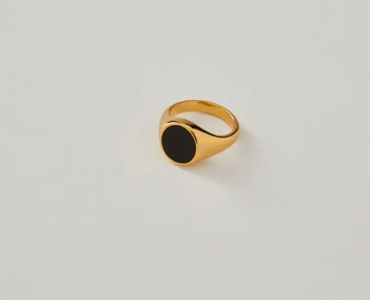 Classic Oval Onyx Signet Ring