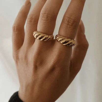 Croissant Dome Ring