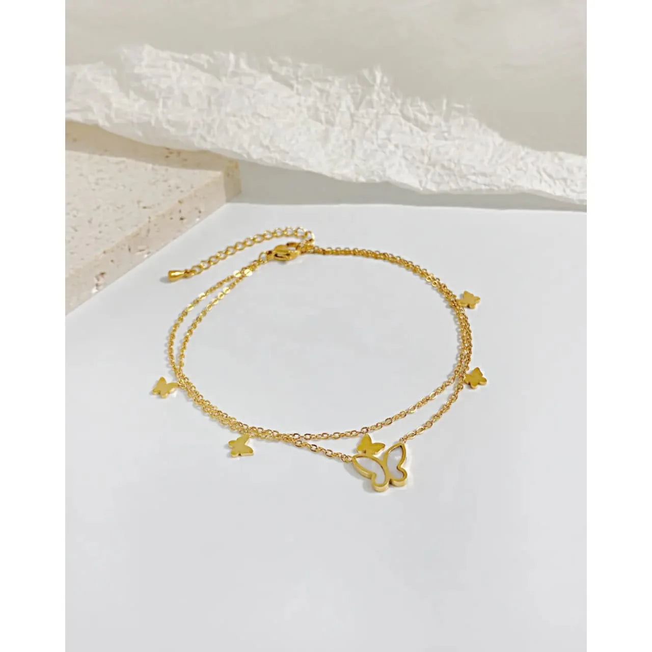 Monarch Flutter Double-Layer Bracelet