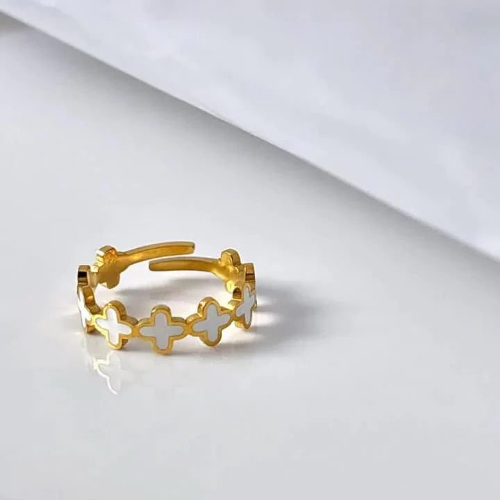Alabaster Adjustable Ring